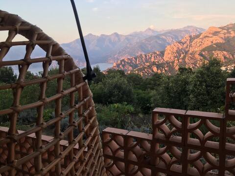 Exceptional view Calanche Piana