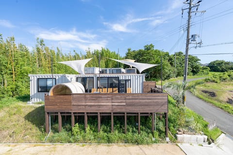 Scenic sauna/large jacuzzi/rainy day BBQ available/roofed terrace/dogs OK/AKESUKE 2 buildings for re
