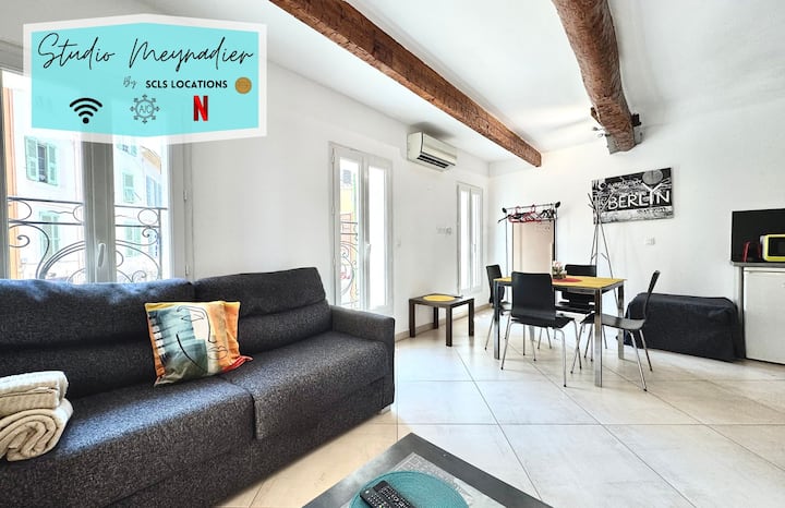 Studio Meynadier Scls - Wifi, Clim, Hyper Centre - Cannes