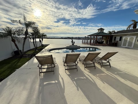 Tropical Waterfront Beach House