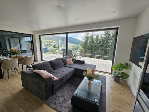 Stylish apartment with view and self-check-in