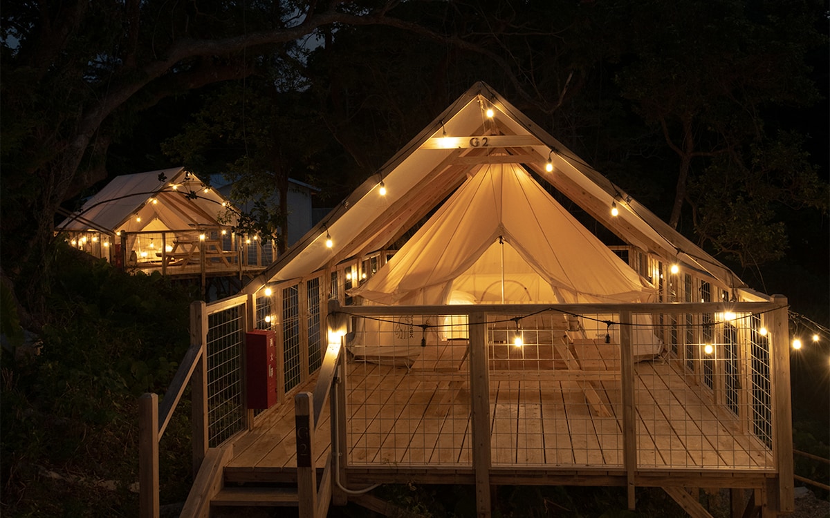 Fully air-conditioned] Nature and a starry sky!Authentic glamping