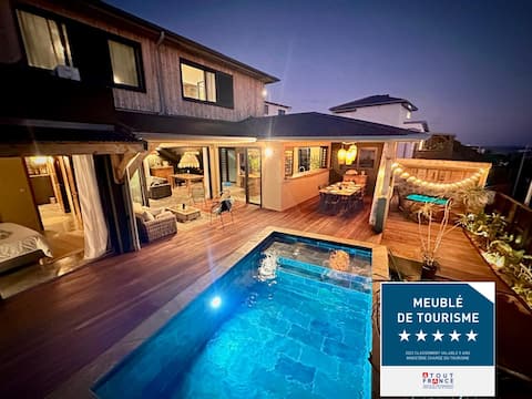 Villa Les songes bleus (Spa, Piscine, vue Ocean)