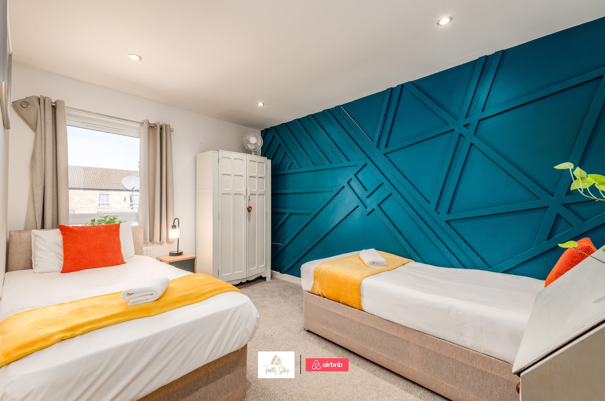 Dormitorio en Trinity Stays Short Lets & Serviced Accommodation