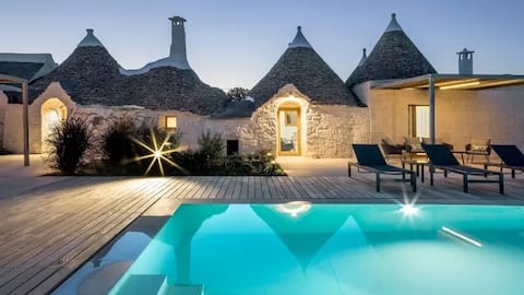Stylish Trullo with Private Pool & Modern Comforts