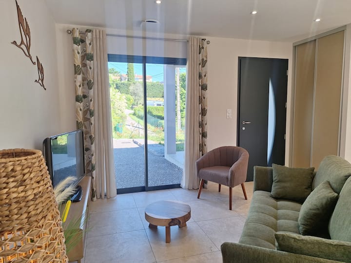"La Coulée Douce" Maison Au Calme Sud Ardéche - Largentière