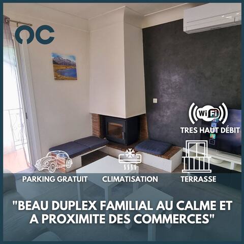 Le Duplex Pyrenean - Terrace - Clim - Parking