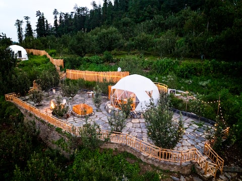 Starry Night Dome with Secluded Hot Tub | Glamoreo