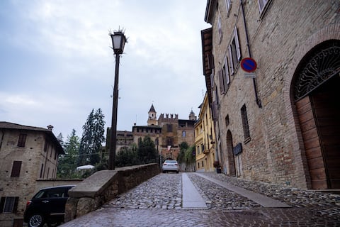 At the doors of the village