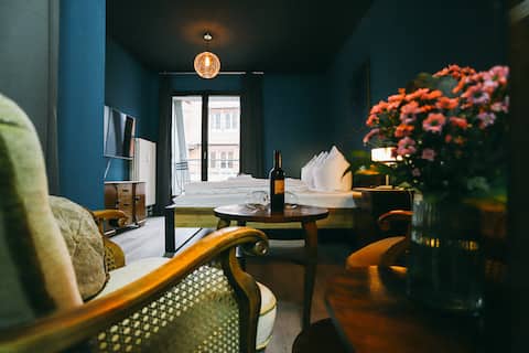 Beliebte Airbnb-Anzeige: *city view* – Rooftop terrace – Private parking in Zentrum