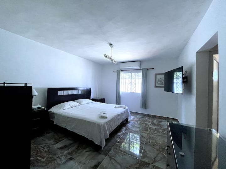 Hlavný apartmán má posteľnú súpravu, ktorá má v noci dva stoly (každá s 2 zásuvkami), polovičný kus nábytku (5 zásuviek) a hrebeň so zrkadlom (6 kresiel): všetko vyrobené z najkvalitnejšieho dreva.