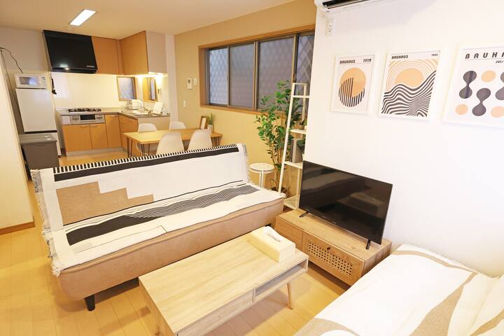 一軒家貸切/品川駅2分/羽田空港20分/渋谷20分/新宿27分/60平米/freeWi-Fi gallery image 2