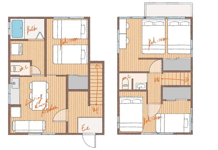 Ikebukuro area, 4 min walk, 6 beds for 9, 75㎡ gallery image 2