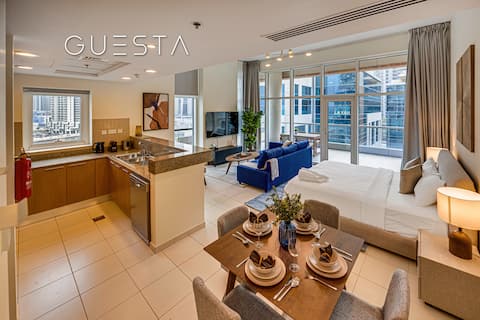 Large Studio with Terrace, Bay Square/Business Bay