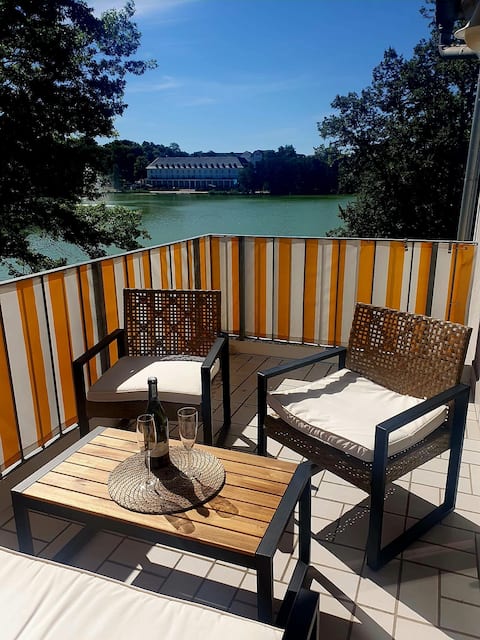 Apartment with lake view - directly on the Burgsee