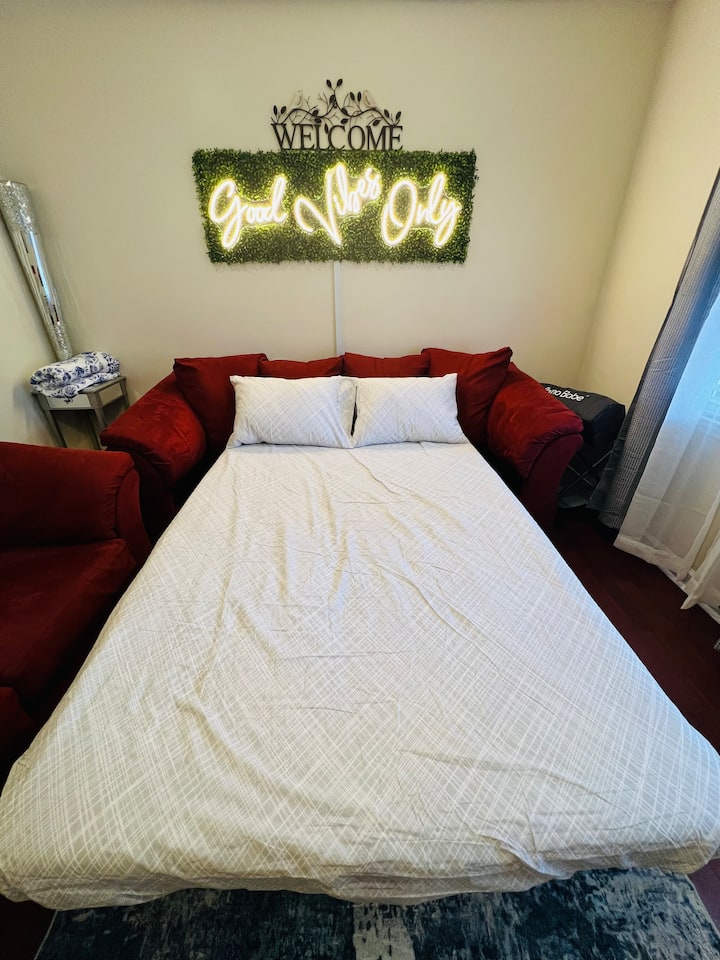 Dormitorio en la sala de estar (para 1 o 2 personas) 