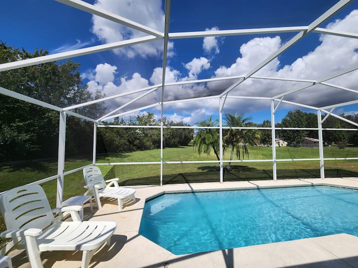 Private Pool Home Near Disney | No Rear Neighbors - 키씸미