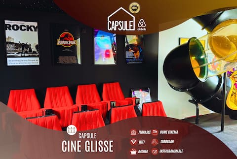 Slide-in cinema - cinema - balneotherapy spa - garage