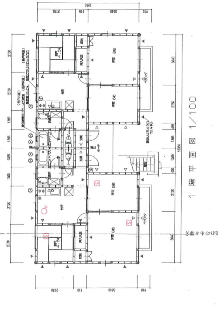 家族・グループ向け高速道路から近く、東武伊勢崎線足利駅近く、駐車場２台 - Ōta, Gunma