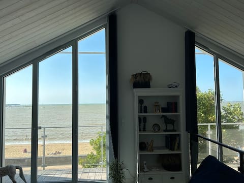 New beachfront villa