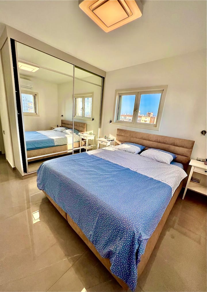 View of Beachfront Apartment in Bat Yam