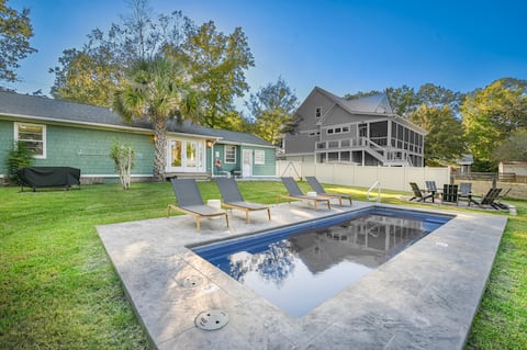 Fall Savings! 3BR Home w Marsh View & Private Pool