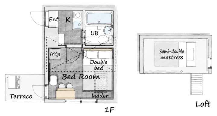 Flexible In Out/ebisu 6 Min /Quiet&clean/1br/ Solo - Shinagawa Station