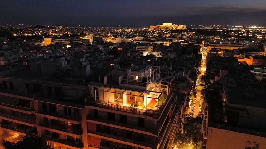 Amazing view Kolonaki Penthouse condo