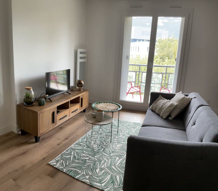 Agréable Appartement Proche Gare / Parking&netflix - ibis Grenoble Gare