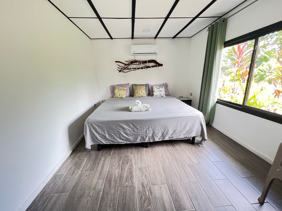 Habitación con aire acondicionado. 