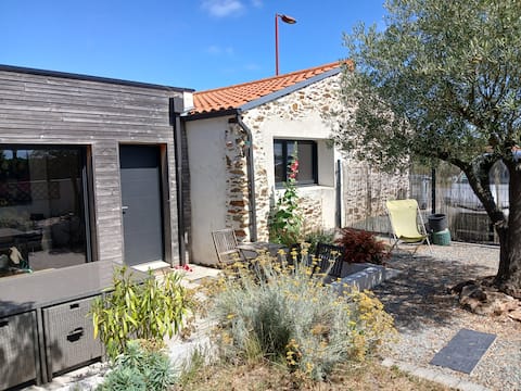 House near the village and the lake