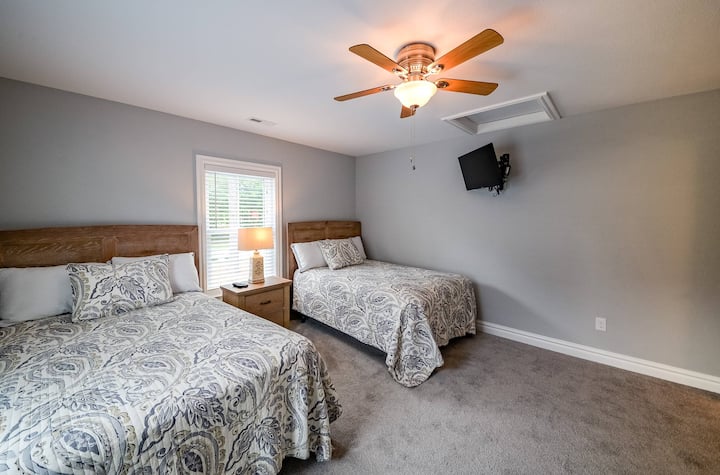 Cozy, comfortable bedrooms ideal for families or groups to unwind and recharge.
