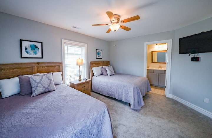 Cozy, comfortable bedrooms ideal for families or groups to unwind and recharge.