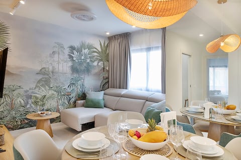 Top Airbnb: TMS Veramar Luxury 2BR • AC • Beach • Pool&Parking en Arona