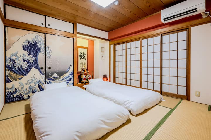 120 ㎡ with a spacious balcony | Private modern Japanese-style