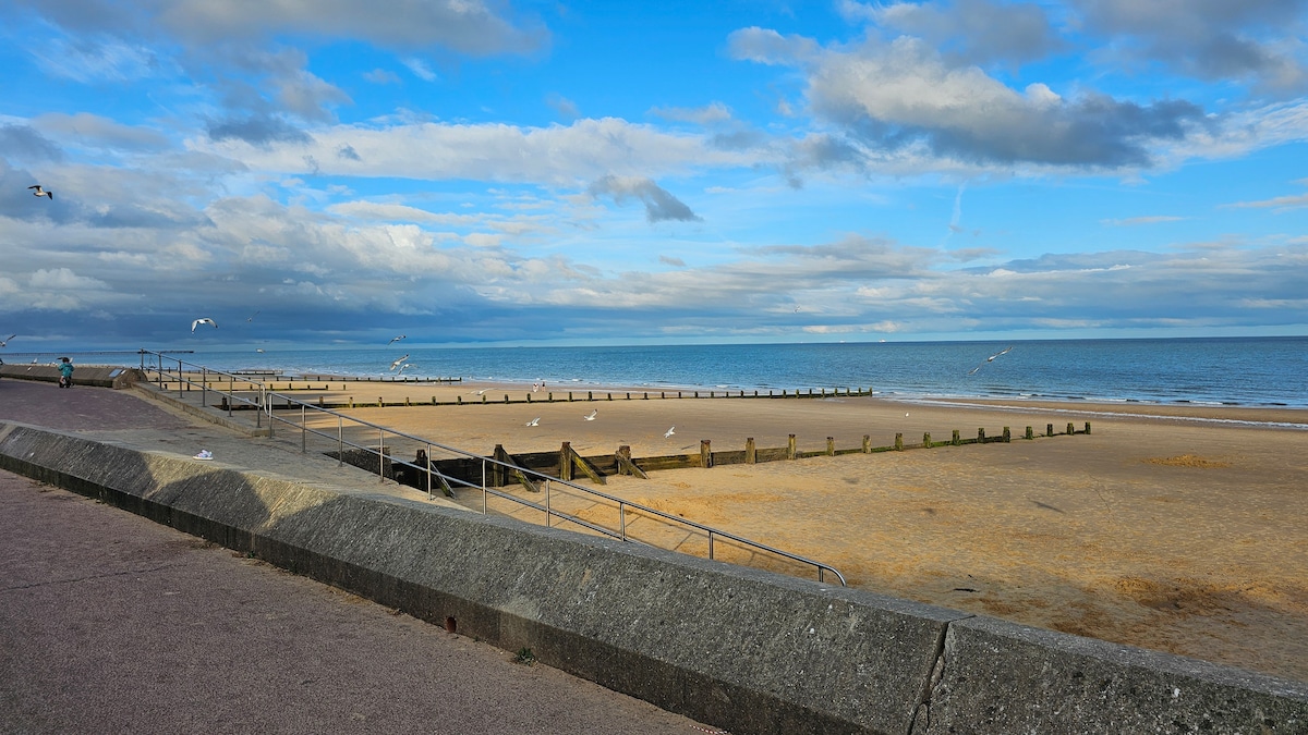 Successful Airbnb property: Beautiful family beach hut. in Frinton And Walton