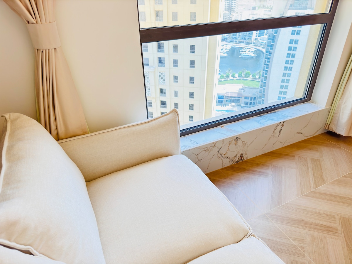 Erfolgreiche Airbnb-Immobilie: JBR Whole Studio|2 Min to Beach|Ain Dubai nearby in Dubai Marina