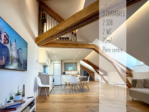 Annonce Airbnb populaire: New - Duplex Apart-Hotel on a cloud à Montbéliard