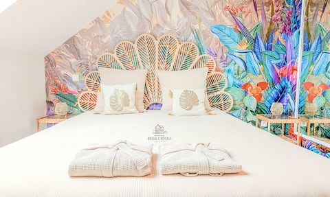 "Le Balisier" Duplex with Jacuzzi 10 min from Disney