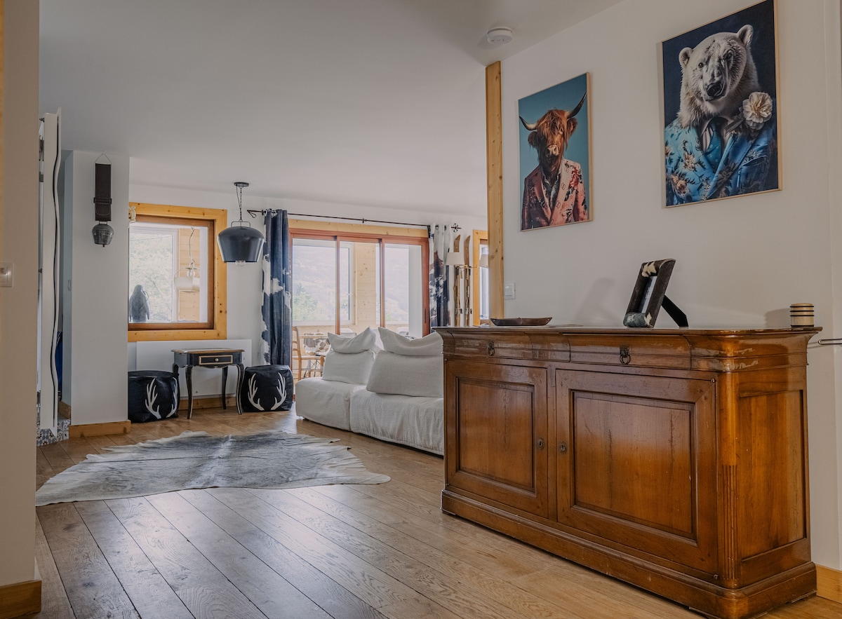 Top performing Airbnb: 4 min from gondola • Mountain View • Thermal Spa in Saint Gervais Les Bains