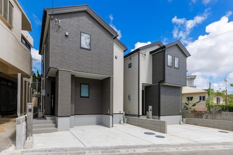 [Open Sale] 2 buildings for rent, accommodating up to 20 people, 4 minutes by car to the beach! Park