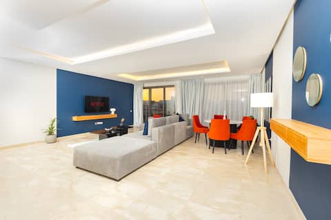 Modern 2BR Retreat in Marina Salé – Luxury Living