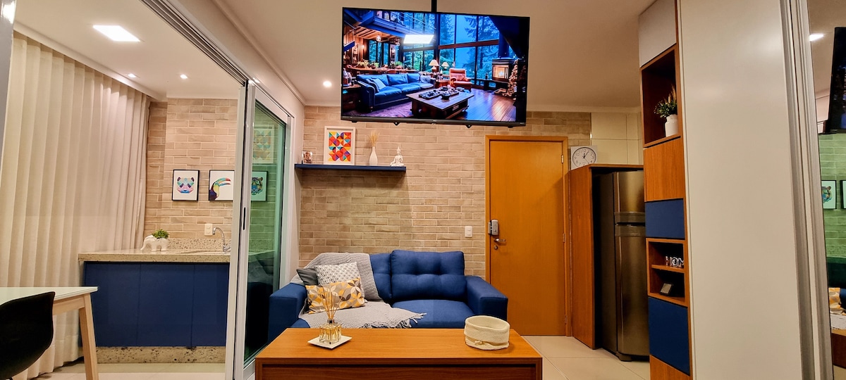 Successful Airbnb property: Studio Goiânia Ed. Easy Life Vaca Brava St. Bueno in Goiás