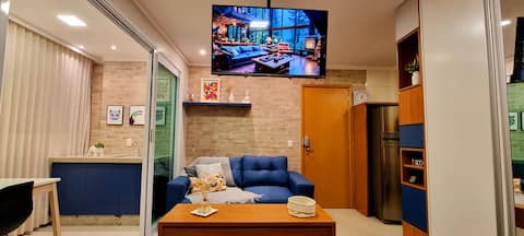 Successful Airbnb property: Studio Goiânia Ed. Easy Life Vaca Brava St. Bueno in Goiânia