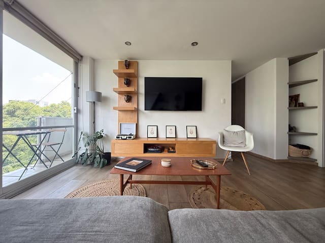 Luminoso apartamento con rooftop privado