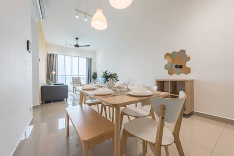 【LongStay -10%】Spacious 3BR| 5km To Bukit Bintang