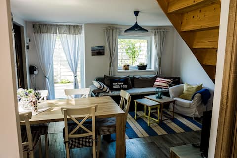 Successful Airbnb property: Exclusively for you: Holiday home with heated Pool in Gmina Stegna