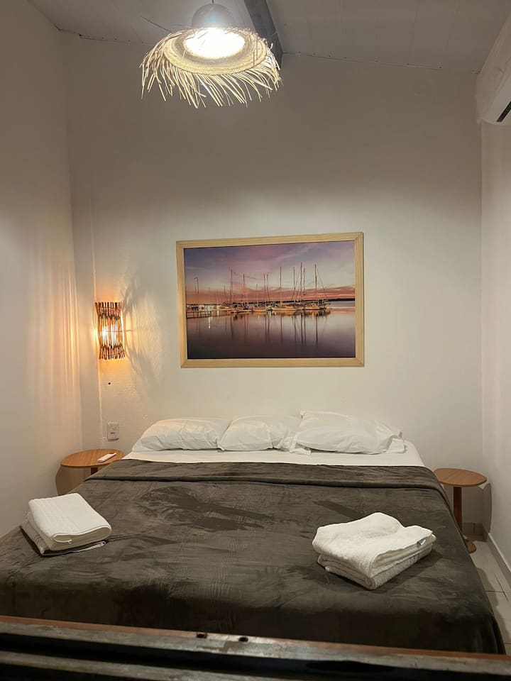 Todas as suítes contam com ar-condicionado modelo split NOVINHOS para você! ️☃️