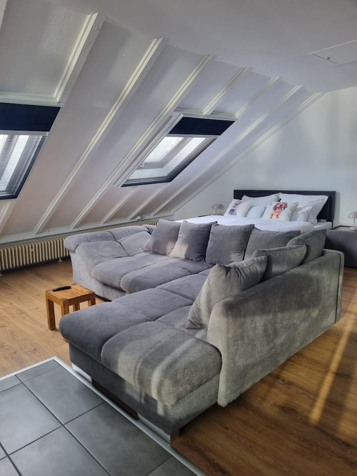 Ferienwohnung Emmerich, Rheinblick - Balkon - Dg - Emmerich am Rhein