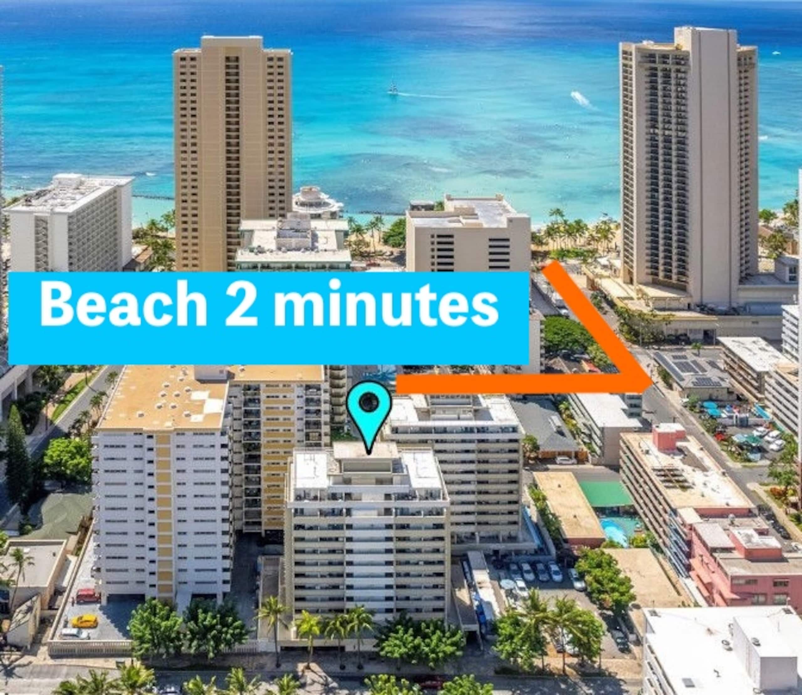 Waikiki Beach 2 Min Walk | Private Balcony Studio - Image 40